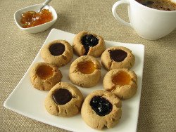 Fingerprintcookies, Cookies, Kekse, Gebäck, Weihnachtsgebäck, Essen, Backen
